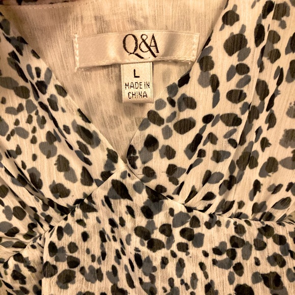 NWOT Q&A leopard print dress NBW - Picture 2 of 2